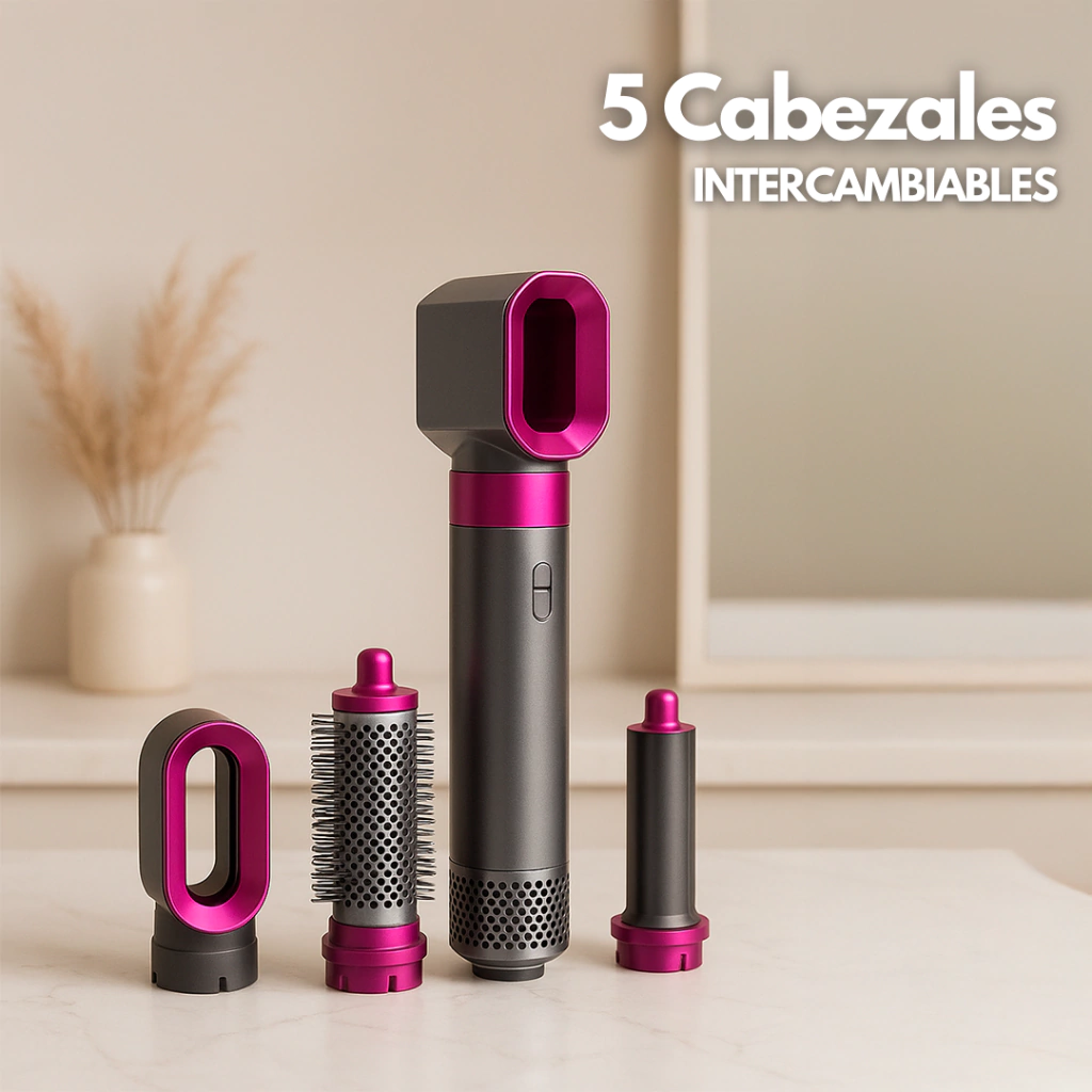 🌟 VelveAir 5 en 1 – ¡El Secador de Pelo Revolucionario Más Vendido de Colombia!